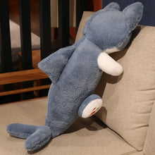 Load image into Gallery viewer, Heterochromia Eyes Blue and White Cat Shark Plush Toy (Medium to Giant Size)-3