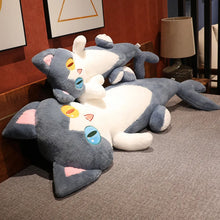 Load image into Gallery viewer, Heterochromia Eyes Blue and White Cat Shark Plush Toy (Medium to Giant Size)-5