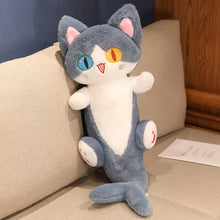 Load image into Gallery viewer, Heterochromia Eyes Blue and White Cat Shark Plush Toy (Medium to Giant Size)-1