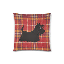 Load image into Gallery viewer, Highland Charm Black Scottish Terrier Pillow Cases-Cushion Cover-Home Decor, Pillows, Scottish Terrier-2