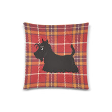 Load image into Gallery viewer, Highland Charm Black Scottish Terrier Pillow Cases-Cushion Cover-Home Decor, Pillows, Scottish Terrier-1
