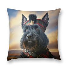 Load image into Gallery viewer, Highland Guardian Scottie Dog Plush Pillow Case-Cushion Cover-Dog Dad Gifts, Dog Mom Gifts, Home Decor, Pillows, Scottish Terrier-3