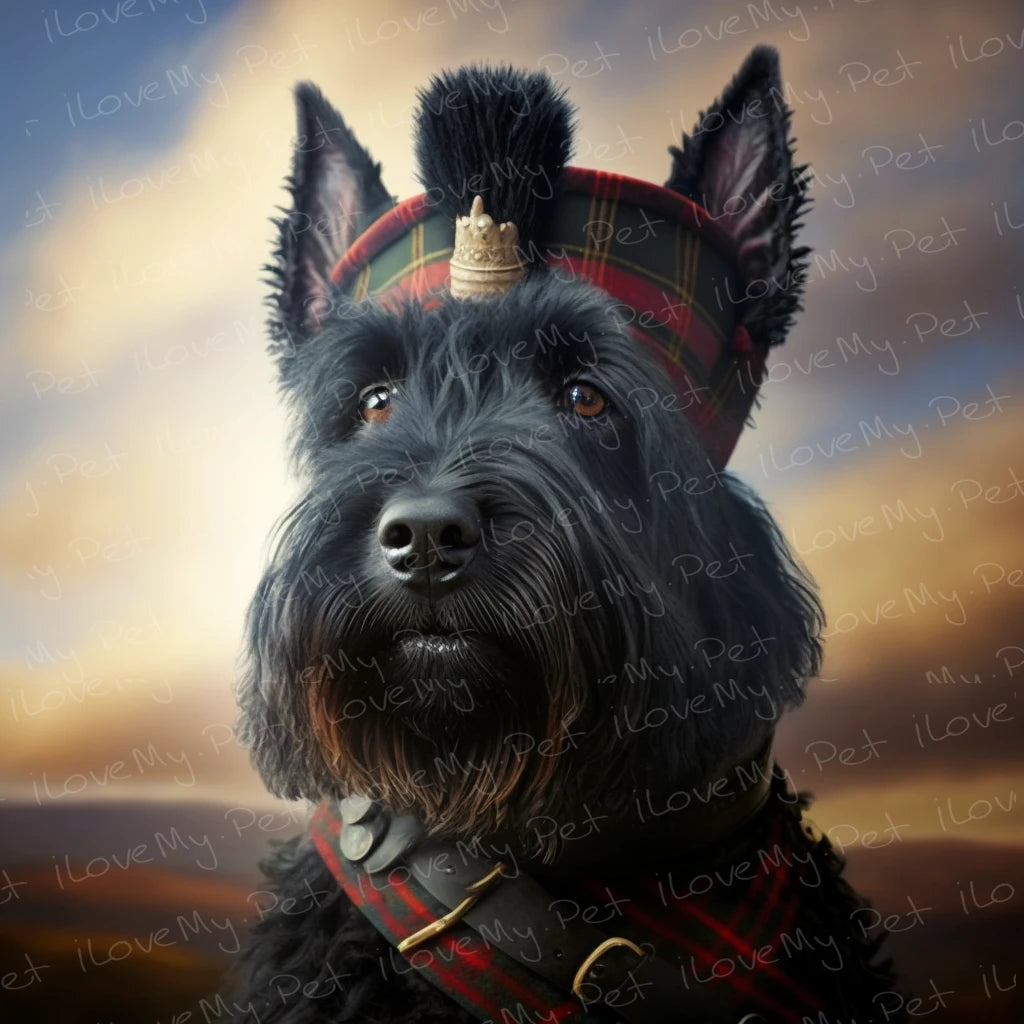 Highland Guardian Scottie Dog Wall Art Poster-Art-Dog Art, Home Decor, Poster, Scottish Terrier-1