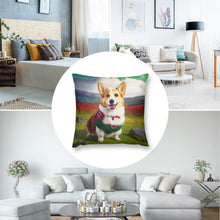 Load image into Gallery viewer, Highland Happiness Corgi Plush Pillow Case-Cushion Cover-Corgi, Dog Dad Gifts, Dog Mom Gifts, Home Decor, Pillows-8