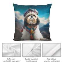 Load image into Gallery viewer, Himalayan Sherpa Shih Tzu Plush Pillow Case-Cushion Cover-Dog Dad Gifts, Dog Mom Gifts, Home Decor, Pillows, Shih Tzu-3