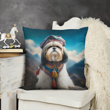 Load image into Gallery viewer, Himalayan Sherpa Shih Tzu Plush Pillow Case-Cushion Cover-Dog Dad Gifts, Dog Mom Gifts, Home Decor, Pillows, Shih Tzu-6