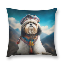 Load image into Gallery viewer, Himalayan Sherpa Shih Tzu Plush Pillow Case-Cushion Cover-Dog Dad Gifts, Dog Mom Gifts, Home Decor, Pillows, Shih Tzu-7