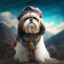 Load image into Gallery viewer, Himalayan Sherpa Shih Tzu Wall Art Poster-Art-Dog Art, Home Decor, Poster, Shih Tzu-1