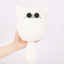 Load image into Gallery viewer, Hipster Shades White Cat Plush Toy-A-17cm-1
