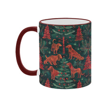 Load image into Gallery viewer, Holiday Hounds Irish Setter's Christmas Coffee Mug-3