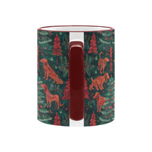 Load image into Gallery viewer, Holiday Hounds Irish Setter's Christmas Coffee Mug-6
