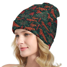 Load image into Gallery viewer, Holiday Hounds Irish Setter&#39;s Warm Christmas Beanie-Accessories-Accessories, Christmas, Dog Mom Gifts, Hats, Irish Setter-ONE SIZE-1