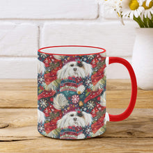 Load image into Gallery viewer, Holiday Splendor Lhasa Apsos Christmas Coffee Mug-2