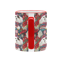 Load image into Gallery viewer, Holiday Splendor Lhasa Apsos Christmas Coffee Mug-6