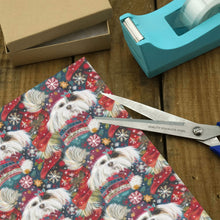 Load image into Gallery viewer, Holiday Splendor Lhasa Apsos Christmas Gift Wrapping Paper - 2 Rolls-Christmas Ornament-Christmas,Lhasa Apso,Wrapping Paper-4