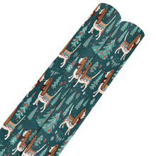 Load image into Gallery viewer, Holly Jolly Basset Hounds Christmas Gift Wrapping Paper - 2 Rolls-Christmas Ornament-Basset Hound,Christmas,Wrapping Paper-Basset Hound-ONE SIZE-5