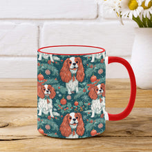 Load image into Gallery viewer, Holly Jolly Blenheim Cavaliers Christmas Coffee Mug-2