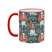 Load image into Gallery viewer, Holly Jolly Blenheim Cavaliers Christmas Coffee Mug-4