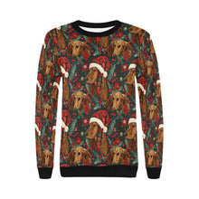 Load image into Gallery viewer, Holly Jolly Cocker Spaniels Christmas Sweatshirt for Women-Apparel-Apparel, Christmas, Cocker Spaniel, Dog Mom Gifts, Sweatshirt-3