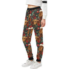 Load image into Gallery viewer, Holly Jolly Cocker Spaniels Christmas Unisex Sweatpants-Apparel-Apparel, Christmas, Cocker Spaniel, Dog Dad Gifts, Dog Mom Gifts, Pajamas-2