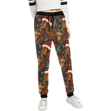 Load image into Gallery viewer, Holly Jolly Cocker Spaniels Christmas Unisex Sweatpants-Apparel-Apparel, Christmas, Cocker Spaniel, Dog Dad Gifts, Dog Mom Gifts, Pajamas-XS-1