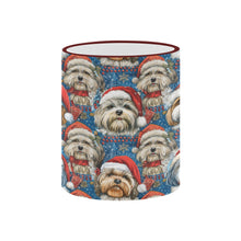 Load image into Gallery viewer, Holly Jolly Lhasa Apsos Christmas Coffee Mug-5