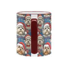 Load image into Gallery viewer, Holly Jolly Lhasa Apsos Christmas Coffee Mug-6