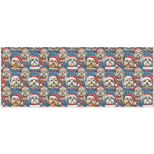 Load image into Gallery viewer, Holly Jolly Lhasa Apsos Christmas Gift Wrapping Paper - 2 Rolls-Christmas Ornament-Christmas,Lhasa Apso,Wrapping Paper-3