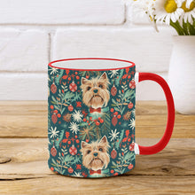 Load image into Gallery viewer, Holly Jolly Yorkie Christmas Coffee Mug-2