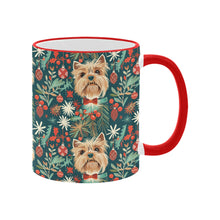 Load image into Gallery viewer, Holly Jolly Yorkie Christmas Coffee Mug-4