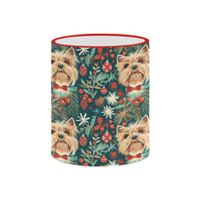 Load image into Gallery viewer, Holly Jolly Yorkie Christmas Coffee Mug-5