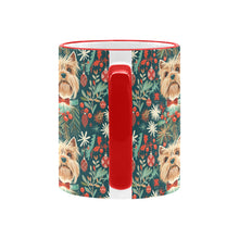 Load image into Gallery viewer, Holly Jolly Yorkie Christmas Coffee Mug-6
