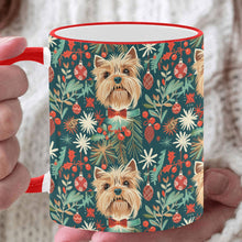 Load image into Gallery viewer, Holly Jolly Yorkie Christmas Coffee Mug-White4-ONE SIZE-1
