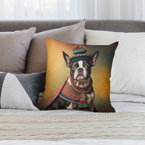 Homage Americana Boston Terrier Plush Pillow Case-Boston Terrier, Dog Dad Gifts, Dog Mom Gifts, Home Decor, Pillows-2