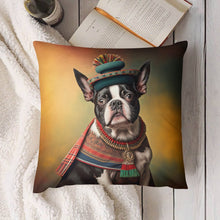 Load image into Gallery viewer, Homage Americana Boston Terrier Plush Pillow Case-Boston Terrier, Dog Dad Gifts, Dog Mom Gifts, Home Decor, Pillows-6