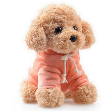 Load image into Gallery viewer, image of a labradoodle stuffed animal plush toy - pink
