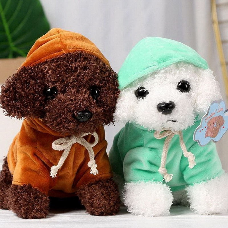 Hoodie Jacket Goldendoodle Stuffed Animal Plush Toys