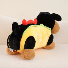 Load image into Gallery viewer, Hot Dog Black Tan Dachshund Stuffed Animal Plush Toys-11