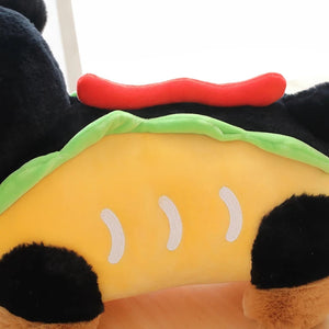 Hot Dog Black Tan Dachshund Stuffed Animal Plush Toys-14