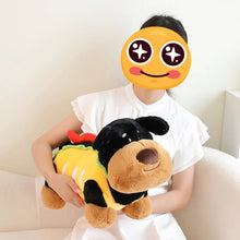 Load image into Gallery viewer, Hot Dog Black Tan Dachshund Stuffed Animal Plush Toys-15