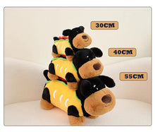 Load image into Gallery viewer, Hot Dog Black Tan Dachshund Stuffed Animal Plush Toys-6