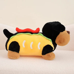 Hot Dog Rottweiler Stuffed Animal Plush Toys-8