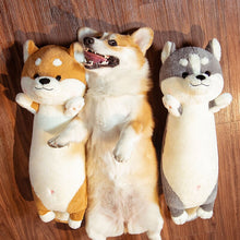 Load image into Gallery viewer, image of a collection of stuffed animal plush pillow