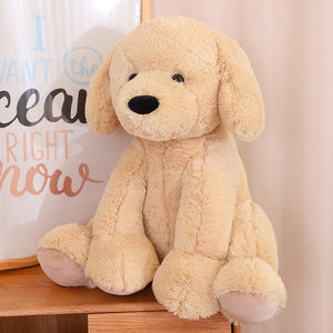 Huggable Large Golden Retriever Love Stuffed Animal Plush Toys-Stuffed Animals-Golden Retriever, Home Decor, Stuffed Animal-15