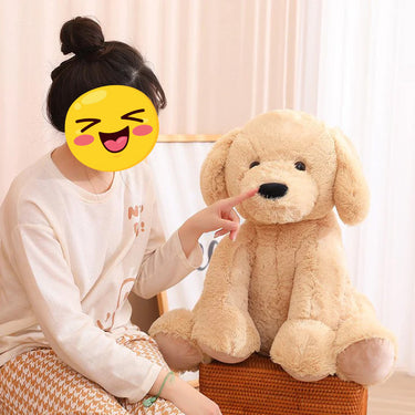 Huggable Large Golden Retriever Love Stuffed Animal Plush Toys