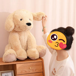 Huggable Large Golden Retriever Love Stuffed Animal Plush Toys-Stuffed Animals-Golden Retriever, Home Decor, Stuffed Animal-6