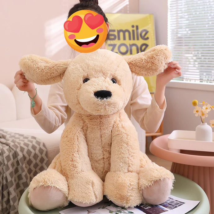 Huggable Large Golden Retriever Love Stuffed Animal Plush Toys-Stuffed Animals-Golden Retriever, Home Decor, Stuffed Animal-1