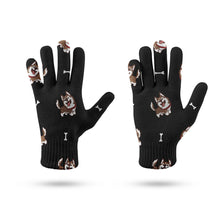 Load image into Gallery viewer, Husky Brown Touch Screen Gloves-Accessories-Accessories, Dog Dad Gifts, Dog Mom Gifts, Gloves-4