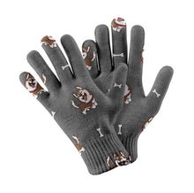 Load image into Gallery viewer, Husky Brown Touch Screen Gloves-Accessories-Accessories, Dog Dad Gifts, Dog Mom Gifts, Gloves-9