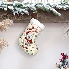 Load image into Gallery viewer, Husky Christmas Stocking - Cozy Festive Wishes - Personalize with Photo and Name-Christmas Ornament-Christmas,Christmas Stocking,Personalize Artwork-7
